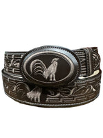 Embroidered Rooster Belt