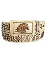 Embroidered Horse Belt