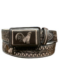 Embroidered Rooster Belt