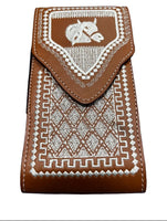 Embroidered Bull Phone Holster