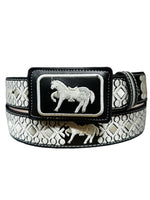 Embroidered Horse Belt