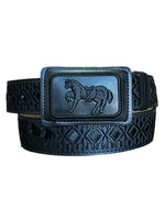 Embroidered Horse Belt