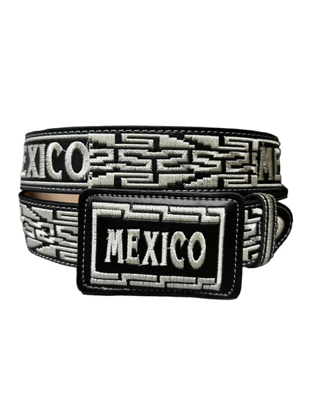 Embroidered Mexico Belt