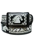 Embroidered Horse Belt