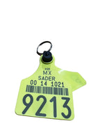 Cattle tag keychain arete de vaca llavero