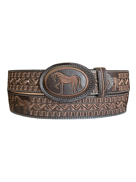 Embroidered Horse Belt