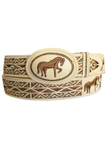 Embroidered Horse Belt