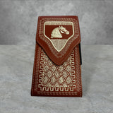 Embroidered Horse Phone Holster